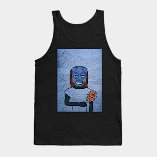 Explore the Crypto Landscape - A FemaleMask NFT "Bear Market" with PixelEye Color and BlueItem Tank Top